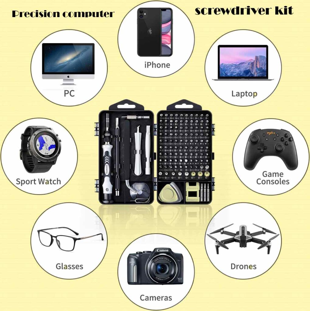 SHOWPIN 122 in 1 Precision Computer Screwdriver Kit