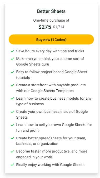 Master Google Better Sheets skills