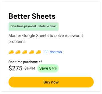 Master Google Better Sheets skills