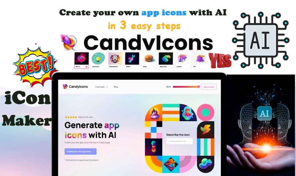 CandyIcons AI app icon creator