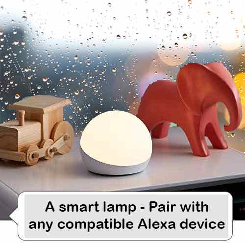 A smart lamp - Pair with any compatible Alexa device