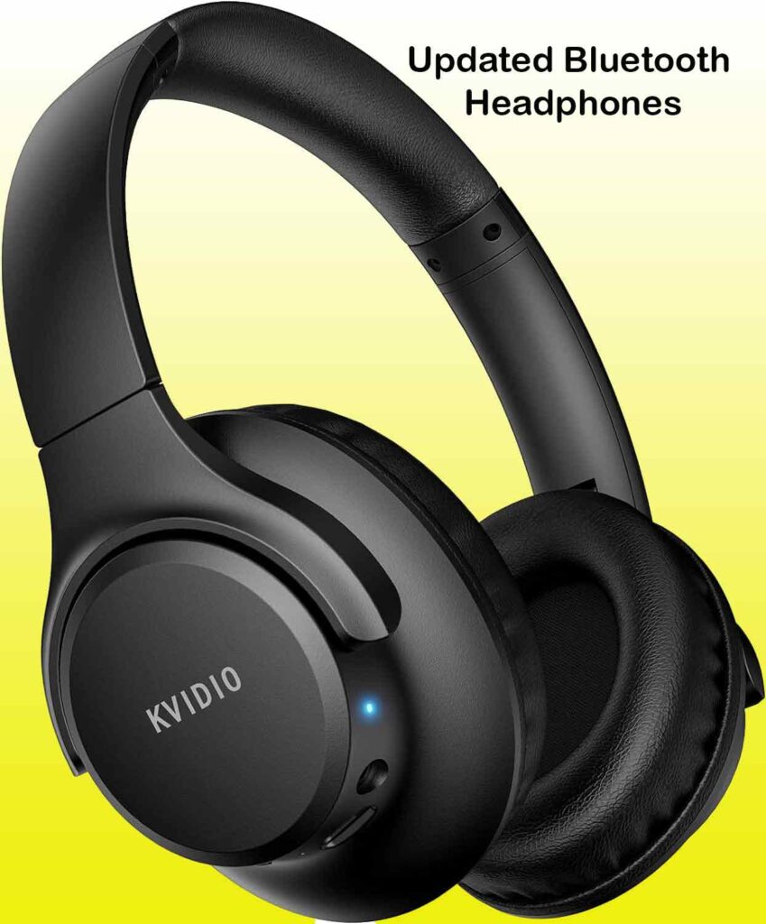 KVIDIO Updated Bluetooth Headphones